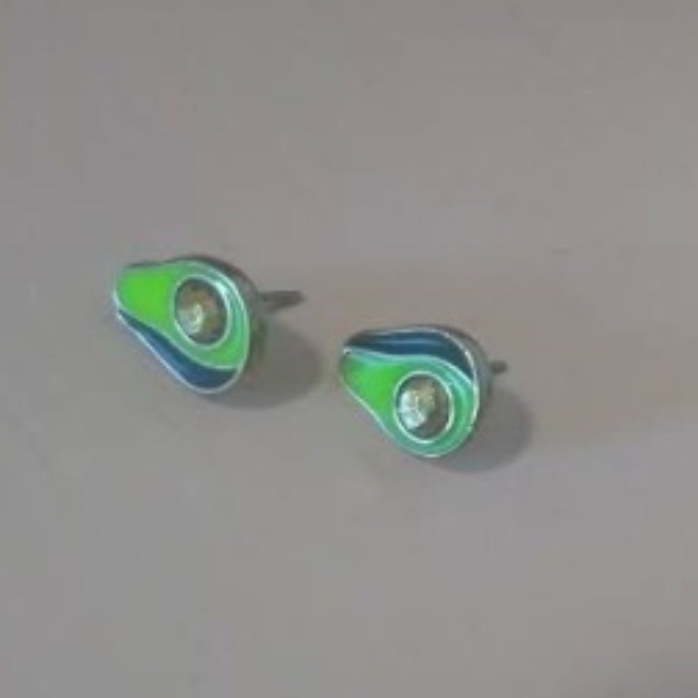 J Crew Avocado stud earrings